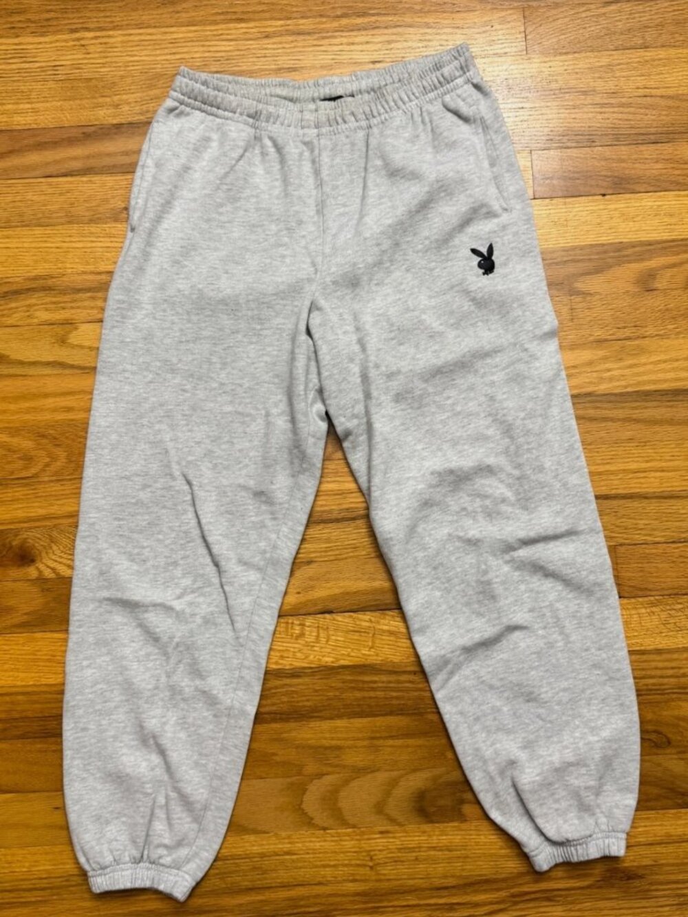 Playboy PacSun Gray Sweatpants Joggers Women’s Size Small Fleece Classic
